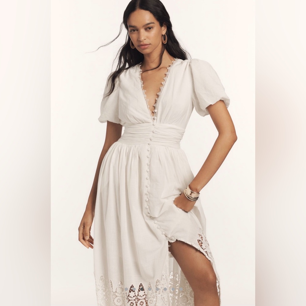 Anthropologie: The Katerina Front-Button Dress - Eyelet Edition